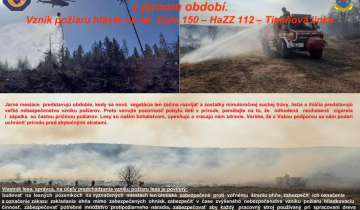 Fotka - Ochrana lesov a prírody pred požiarmi