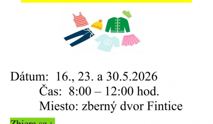 Fotka - Zber šatstva